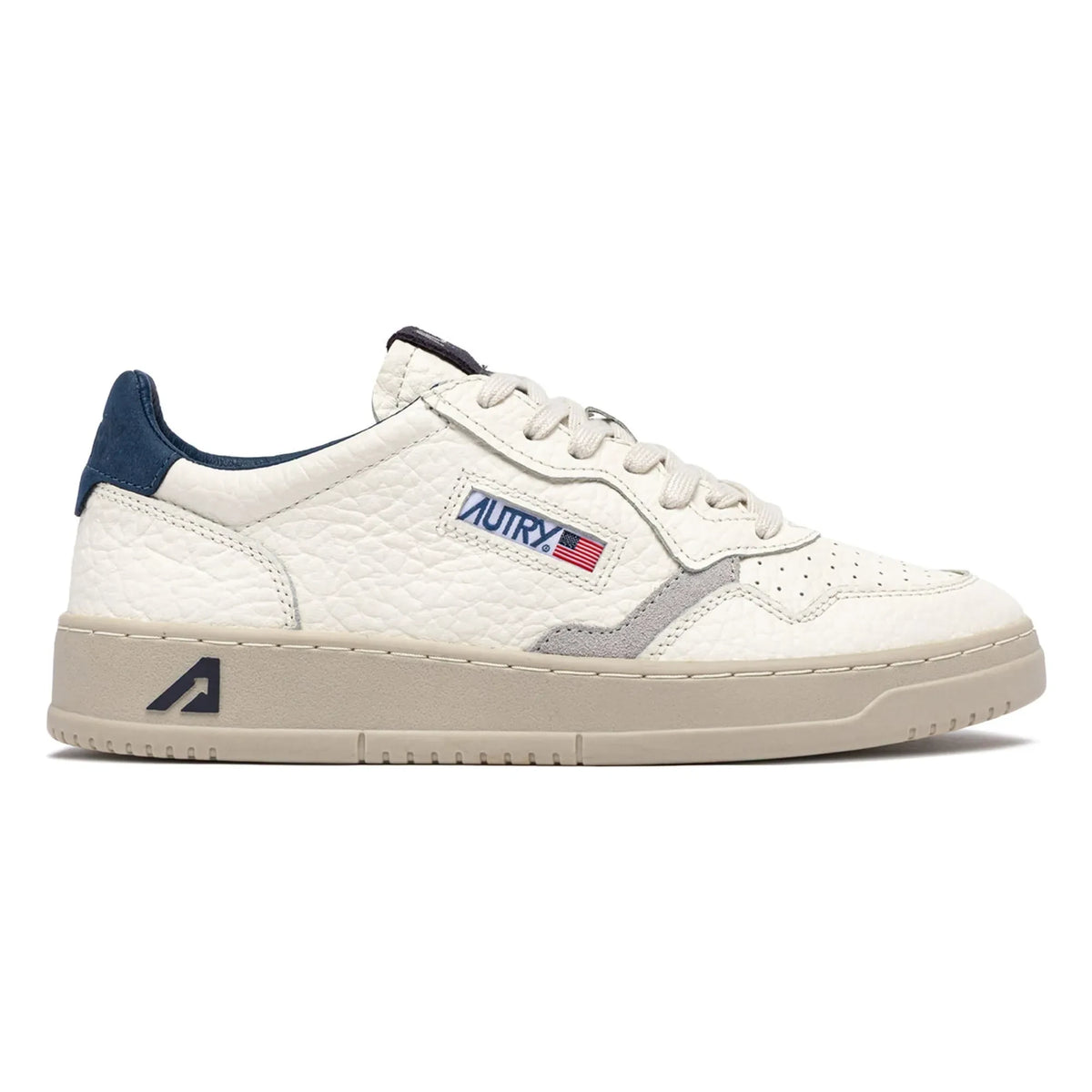 Autry - Zapatillas bajas de piel texturizada y ante Medalist | Azul