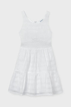 Vestido de algodón para niña Mayoral
