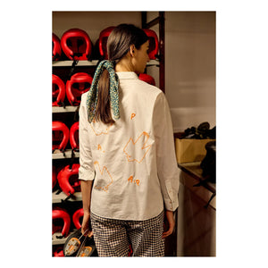a.p - Camisa de Popelín Gizelle | Blanco