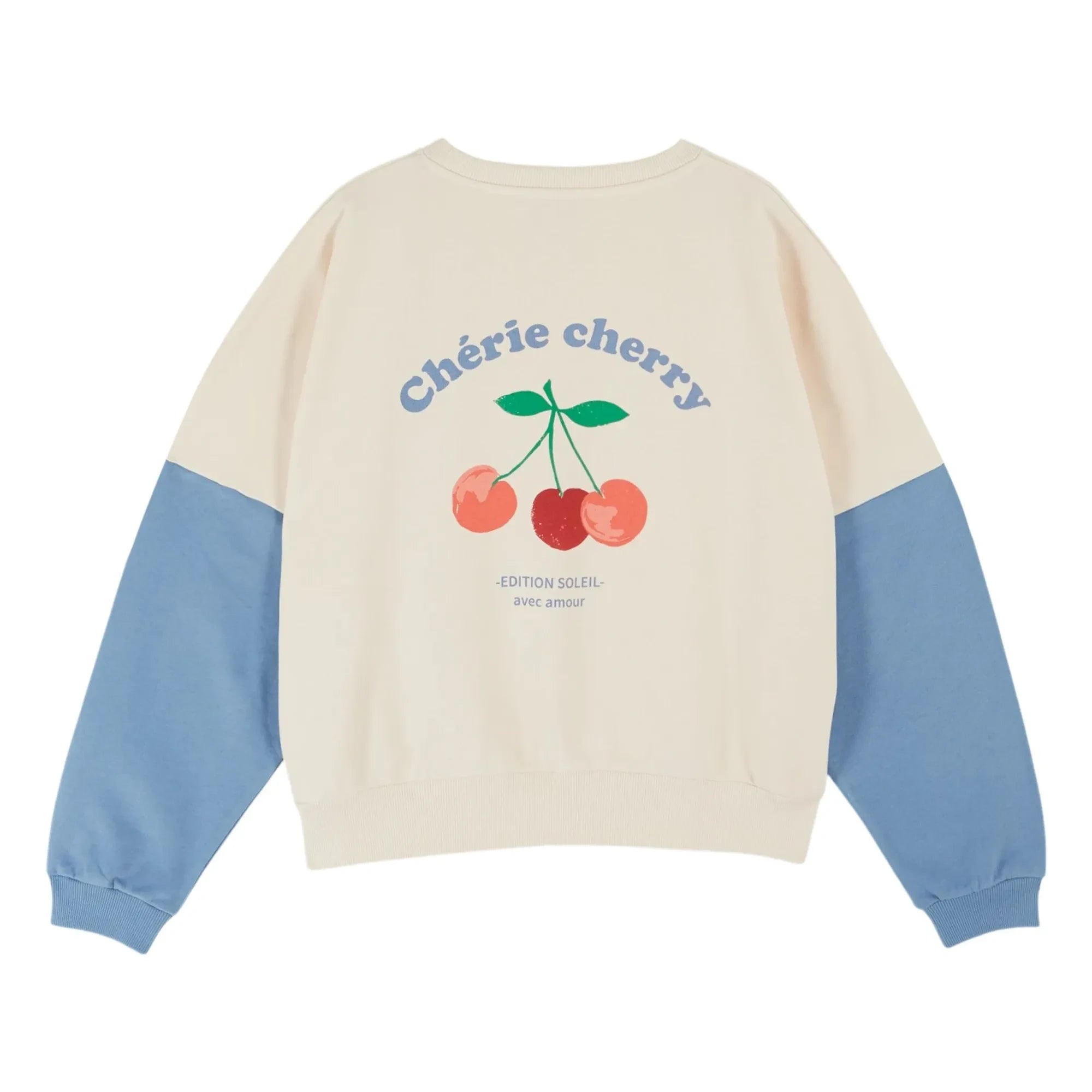 Emile et Ida - Sudadera estampada de algodón orgánico | Crema