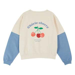 Emile et Ida - Sudadera estampada de algodón orgánico | Crema
