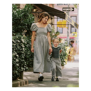 Rylee + Cru - Pantalón de cuadros vichy | Negro