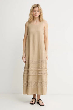 Vestido de verano de lino Weekend Max Mara
