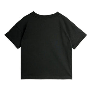 Mini Rodini - Camiseta de algodón orgánico Panther | Negro