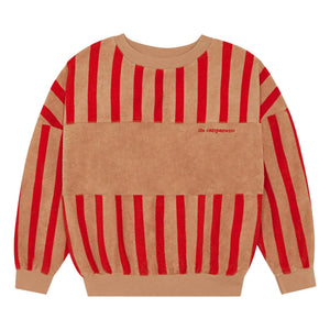 The Campamento - Sudadera de rayas | Camello