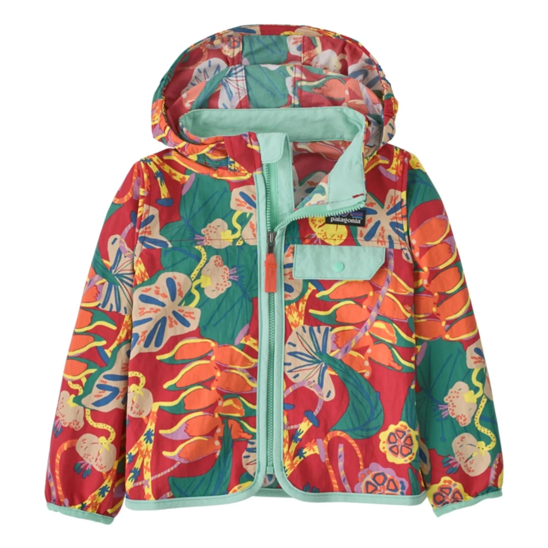 Patagonia - Chaqueta de fibra reciclada Baggies Tropiclimb | Azul pavo real