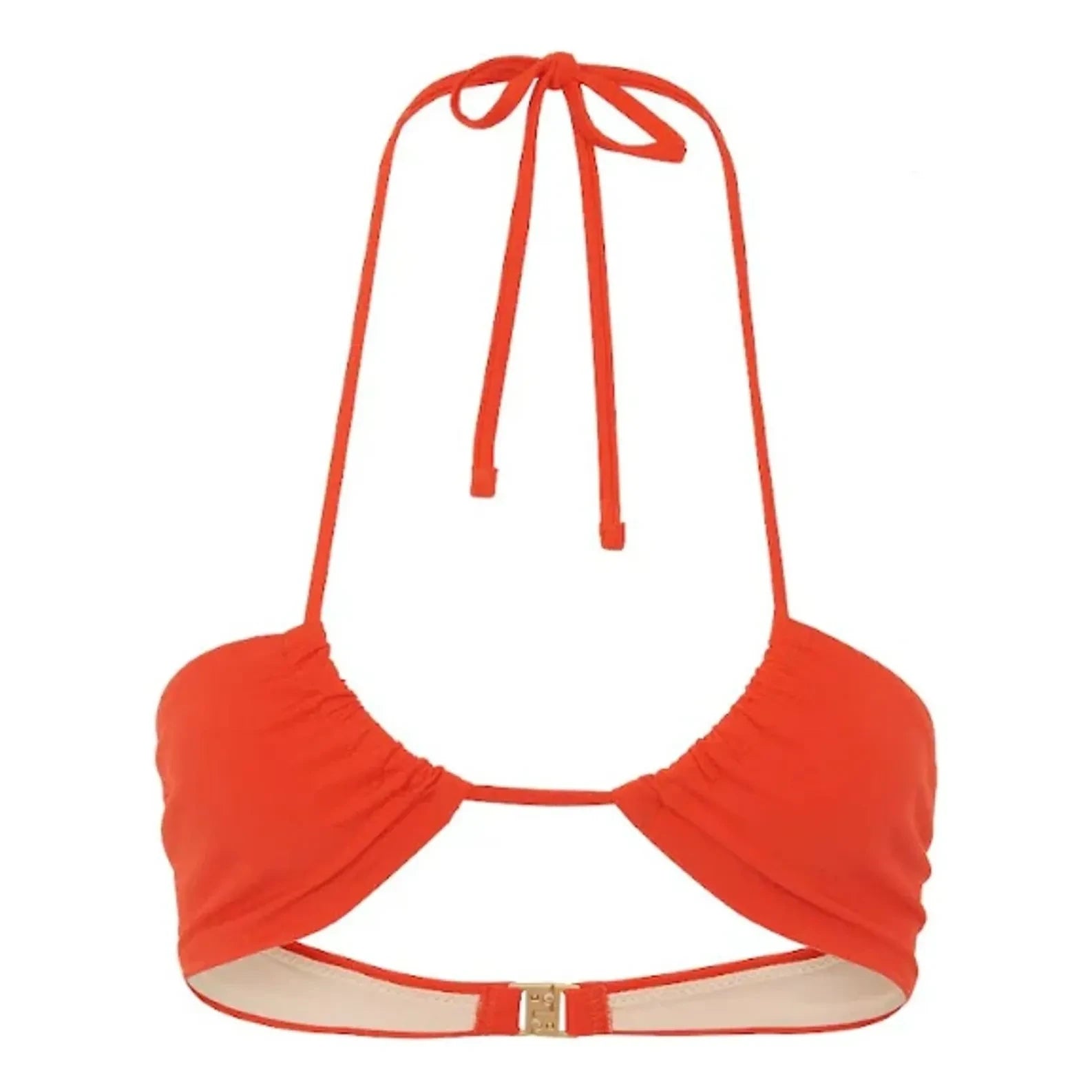 Vanessa Sposi - Parte de Arriba de Bikini String Bandeau | Rojo