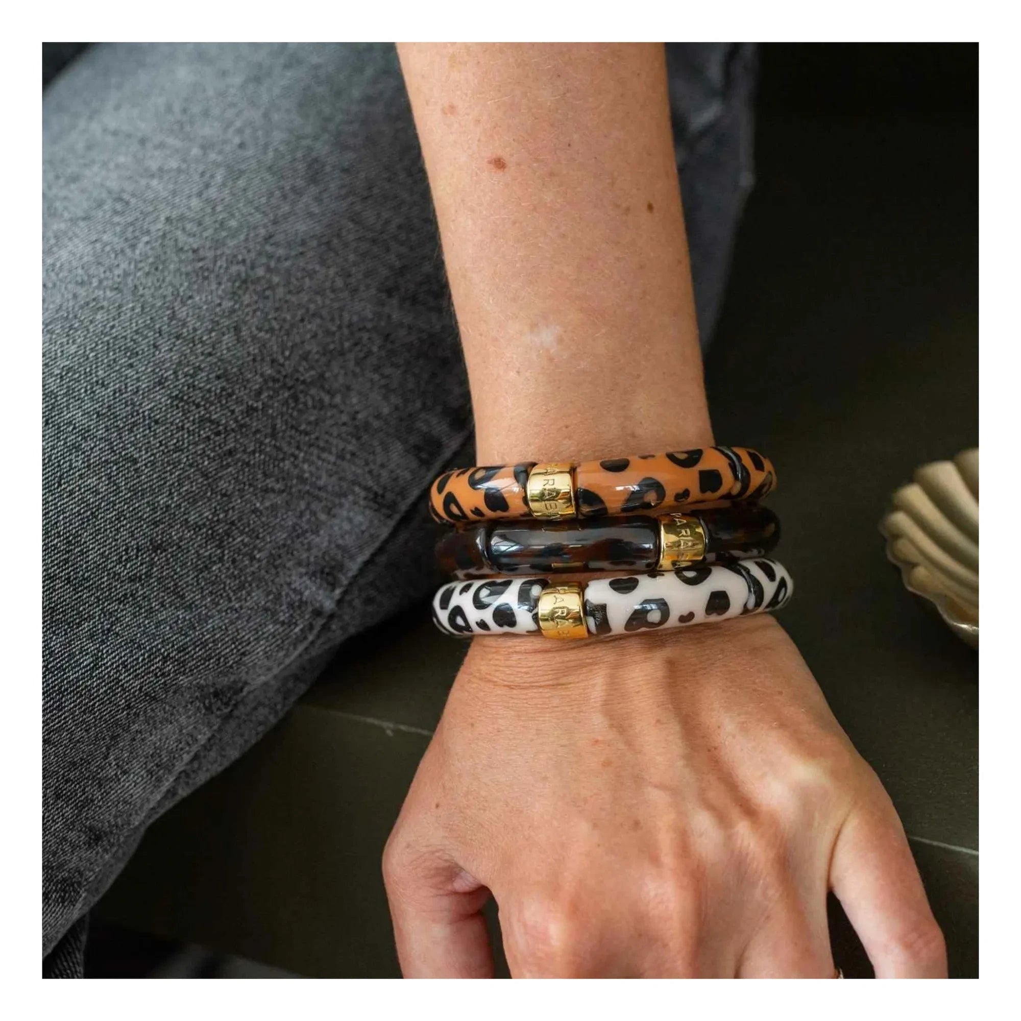 Parabaya - Pulsera Graou 3 | Marrón
