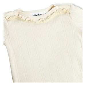 Molo - Foss Body Hearts Algodón Orgánico | Marfil