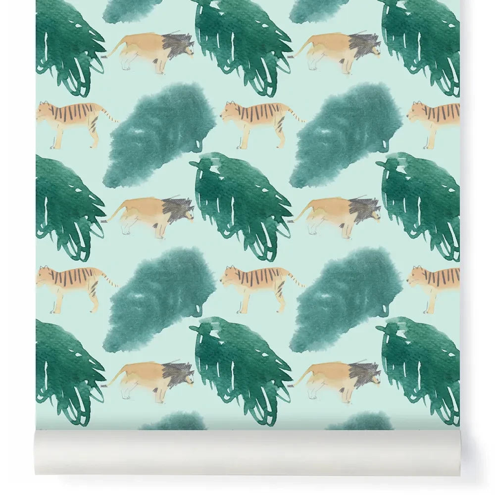 Nofred - Papel pintado Safari 10x0,53 metros | Verde