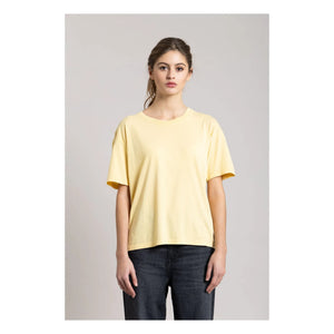 Smallable Mujer - Hana Camiseta de algodón orgánico | Amarillo pálido
