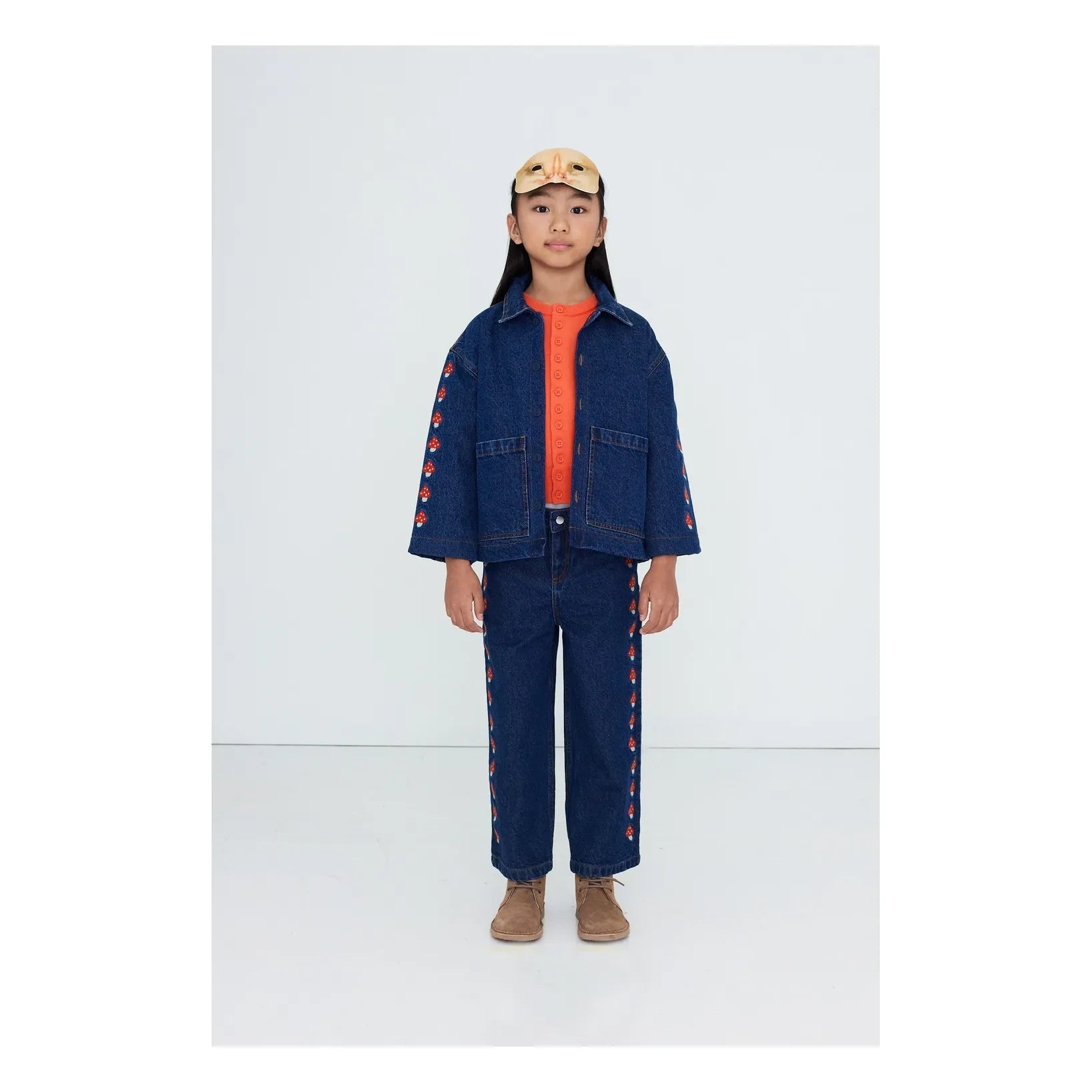Tinycottons - Jean Champignons | Mavi Koyu