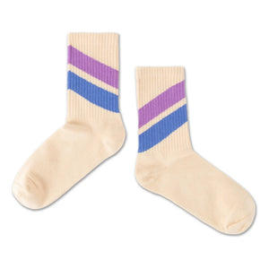 Repose AMS - Set de 3 Calcetines Rayados | Beige