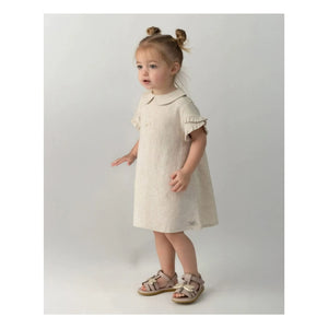 Donsje - Vestido Flien Claudine | Blanco jaspeado