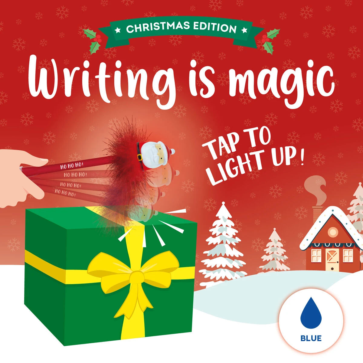 Legami - Bolígrafo Iluminado - Santa Claus - Escribir es Magia