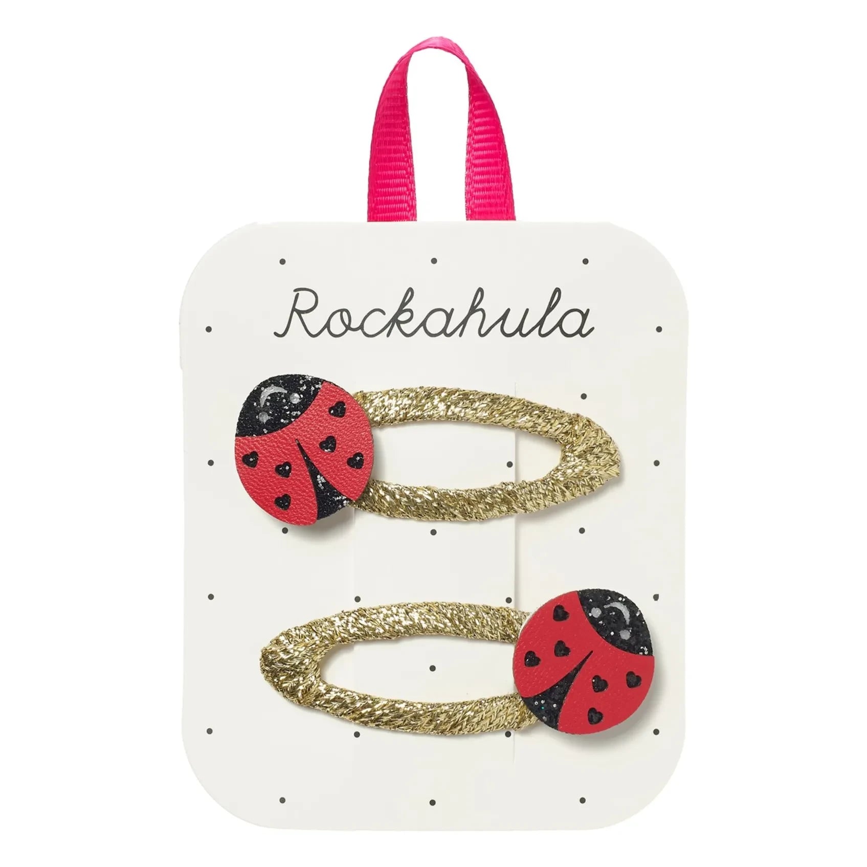 Rockahula Kids - Set de 2 clips de bichos | Rojo