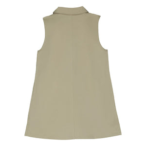 Tangerine - Vestido polo sin mangas | Beige