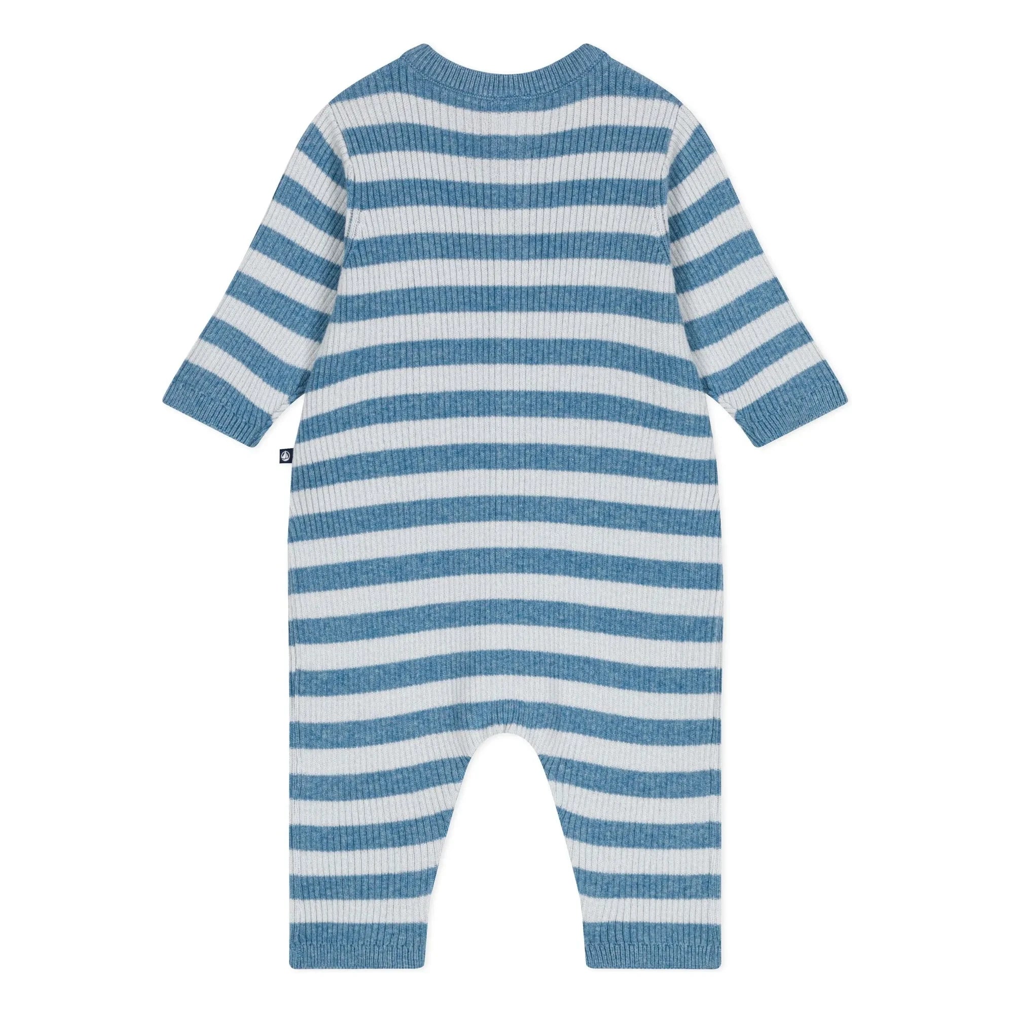 Petit Bateau - Peto de Lana Rayado | Azul