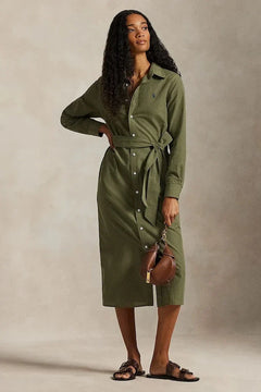 Vestido de lino Polo Ralph Lauren
