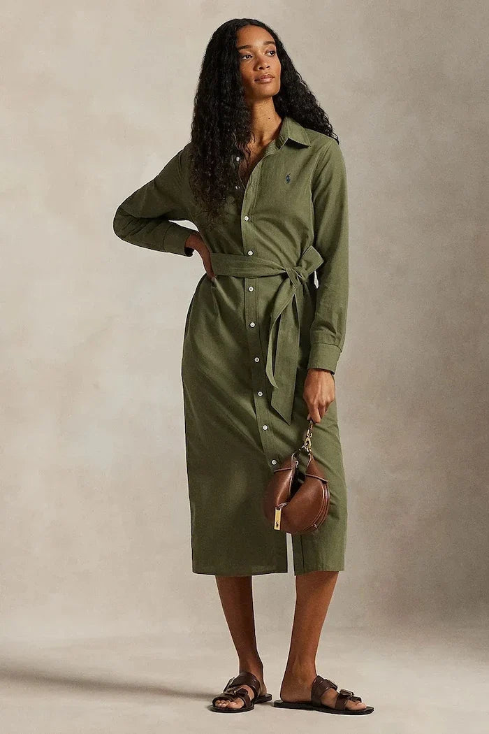 Vestido de lino Polo Ralph Lauren