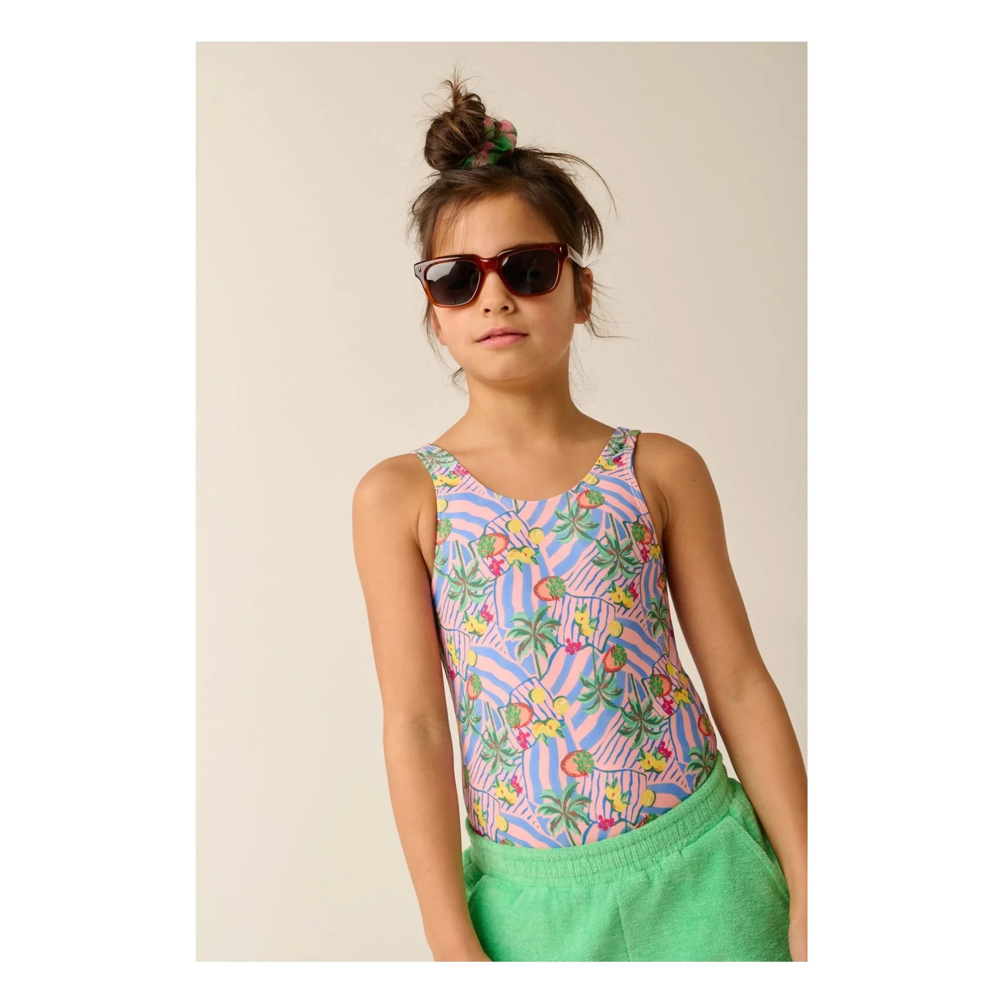 Tumble N'Dry - Bañador Fortaleza Palm Fibras recicladas | Azul claro