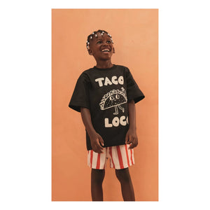 Fabula - Camiseta Taco Loco | Negro