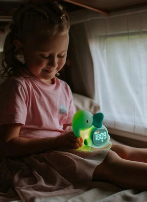 Mary's - Reloj Despertador y Lámpara Nocturna Filli | Verde Azul