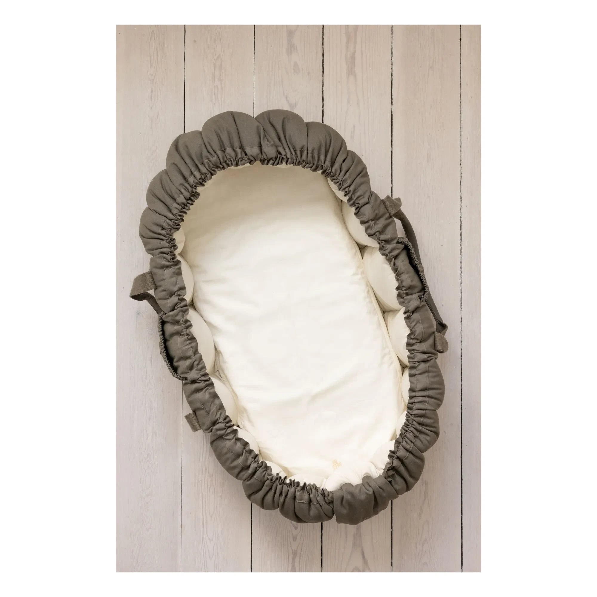 Sebra - Funda de colchón protectora para cuna 3 en 1 | Blanca