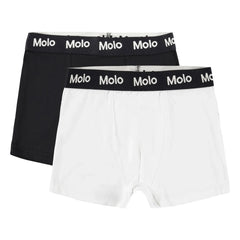 Molo - 2'li Justin Organik Pamuk Boxer Külot | Siyah