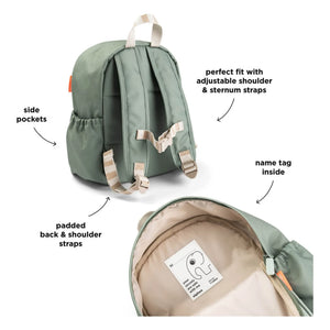 Done by deer - Mochila para parque de juegos | Verde