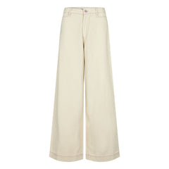 Lollys Laundry - Pantalones de algodón Florida | Crema