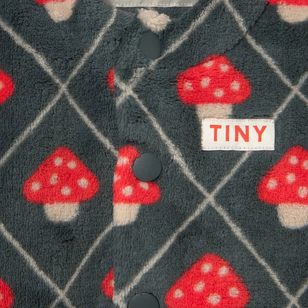 Tinycottons - Mantar Polar Ceket | Mavi
