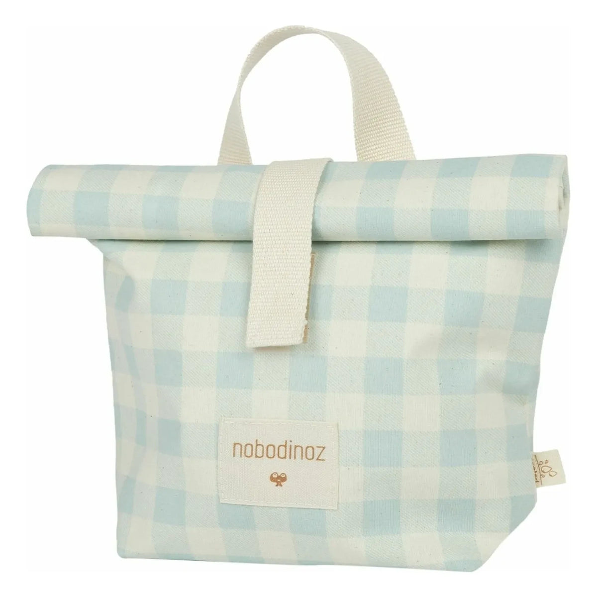 Nobodinoz - Bolsa de almuerzo impermeable Sunshine | Vichy Opalino