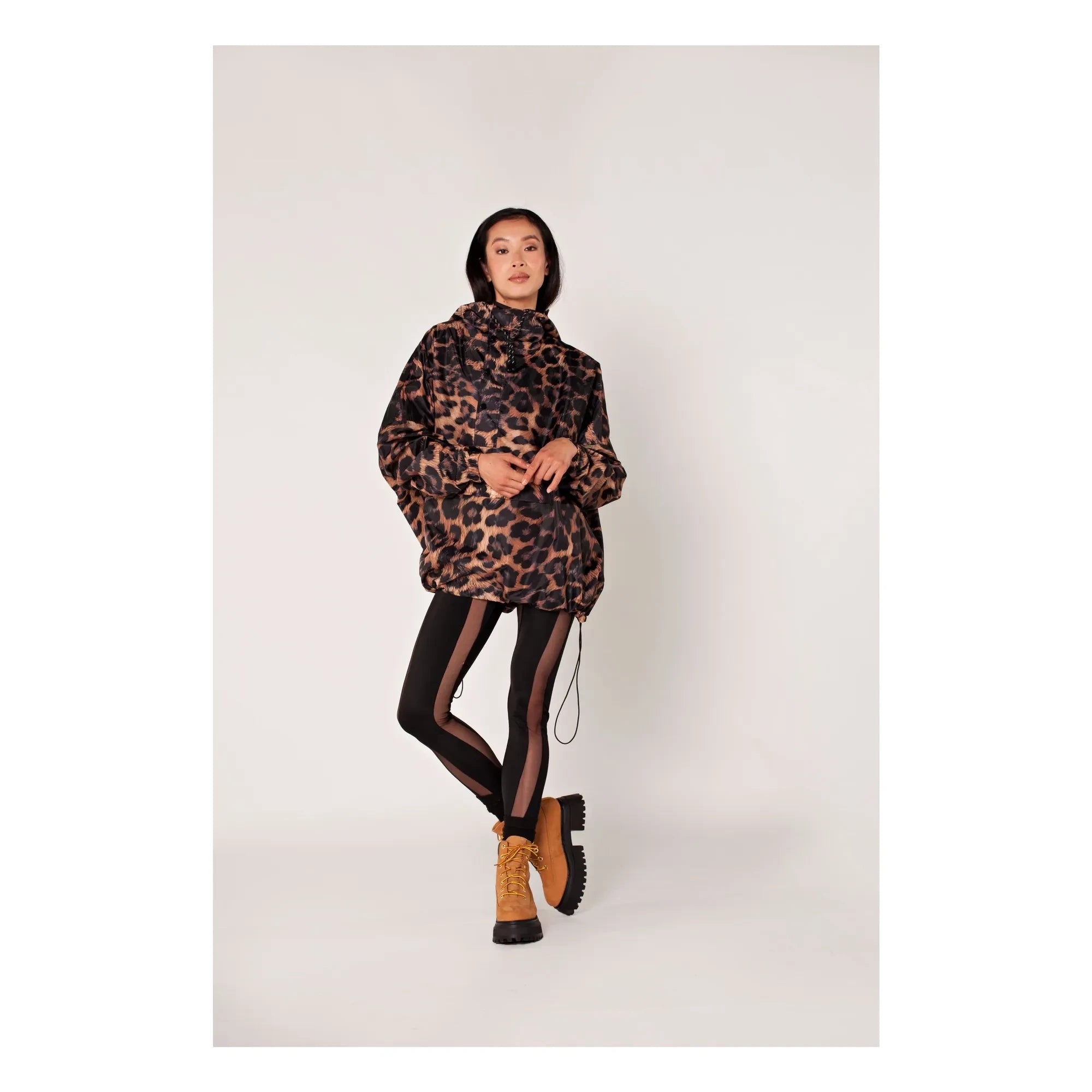 Rainkiss - Chubasquero Dark Leopard | Marrón