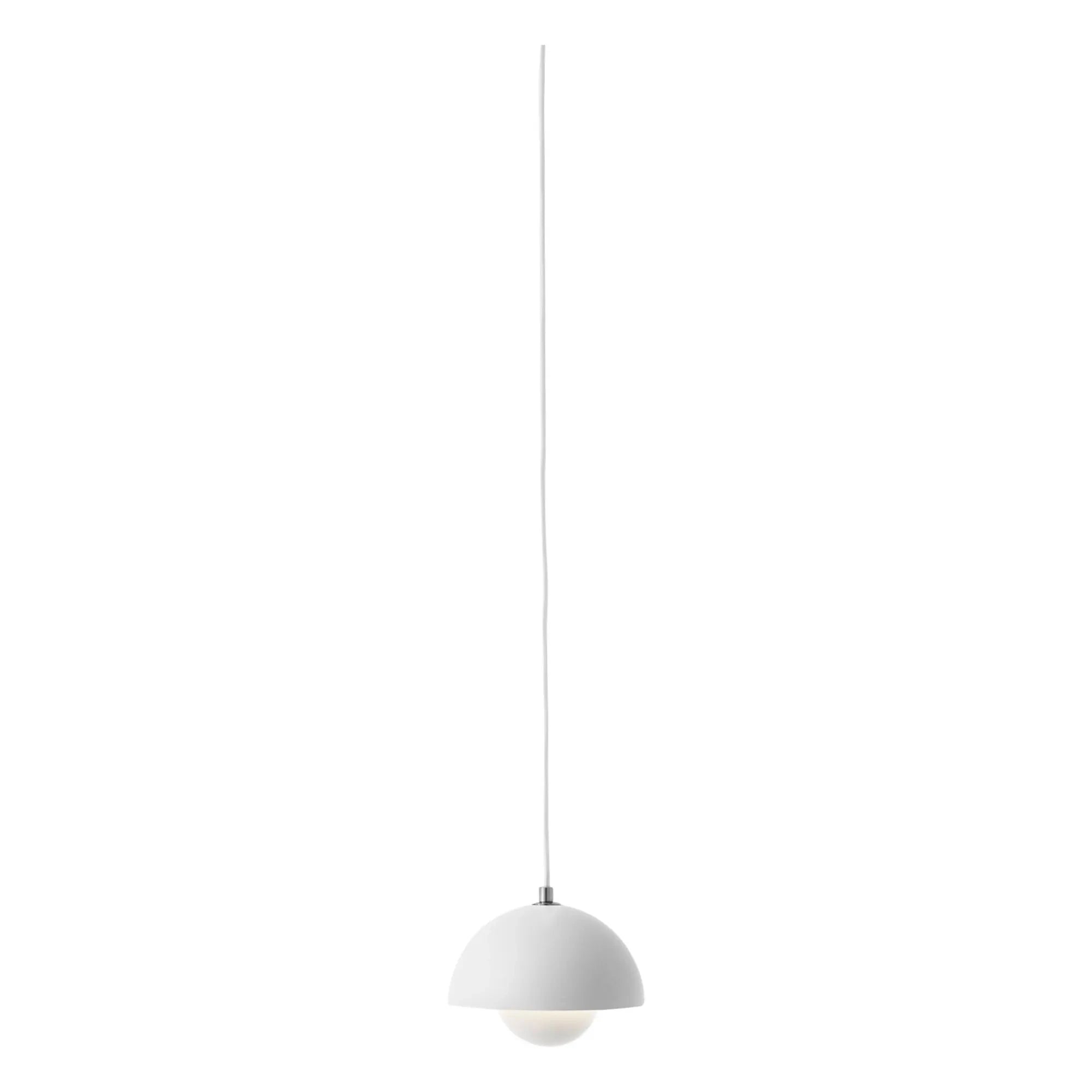 & Tradition - Lámpara colgante Flowerpot VP10, Verner Panton | Blanco