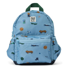 Liewood - Mochila Andreas Car de fibra reciclada | Azul