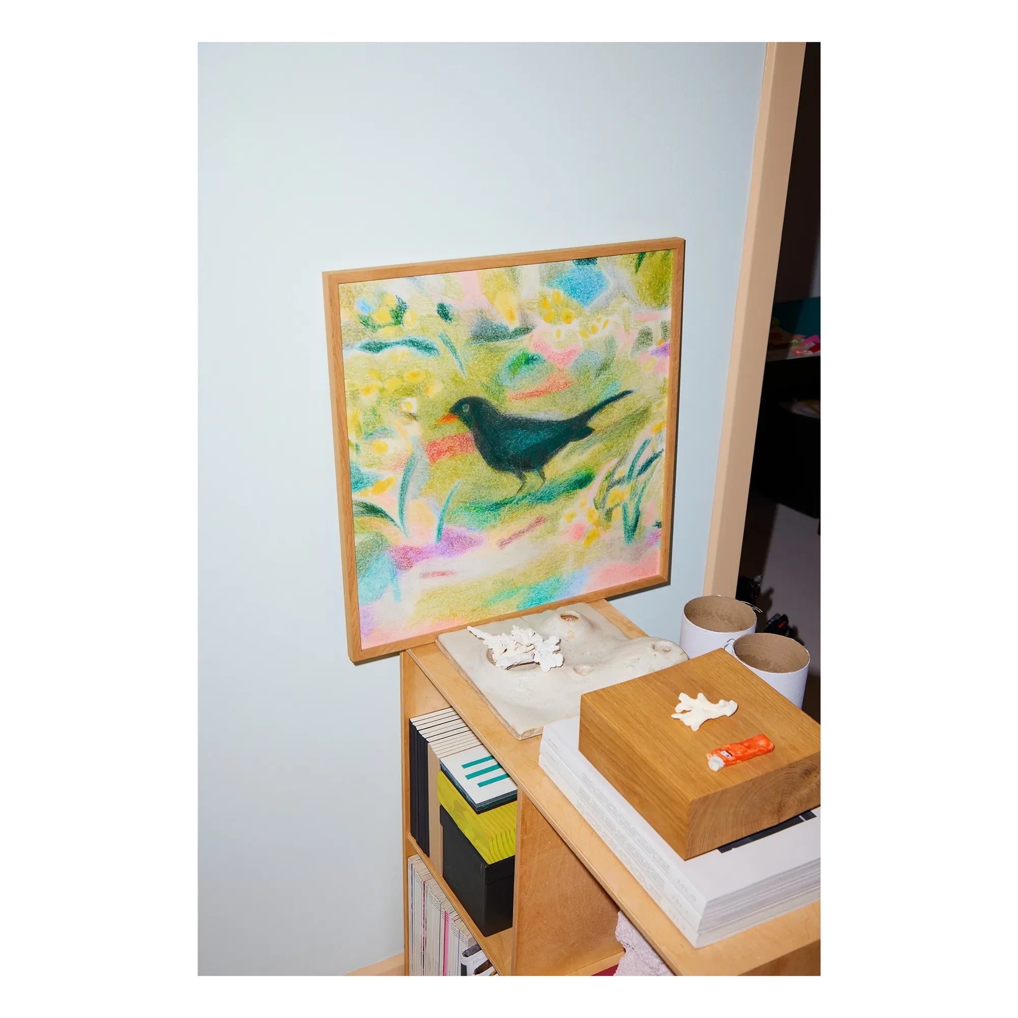 Paper Collective - Un Merle poster, Line Hachem