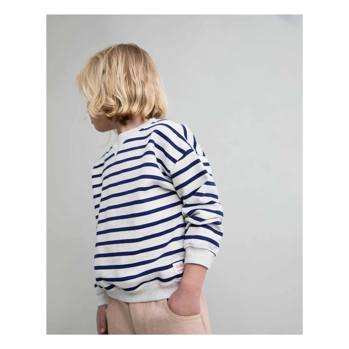 Búho - Sudadera de algodón orgánico Sailor | Azul marino
