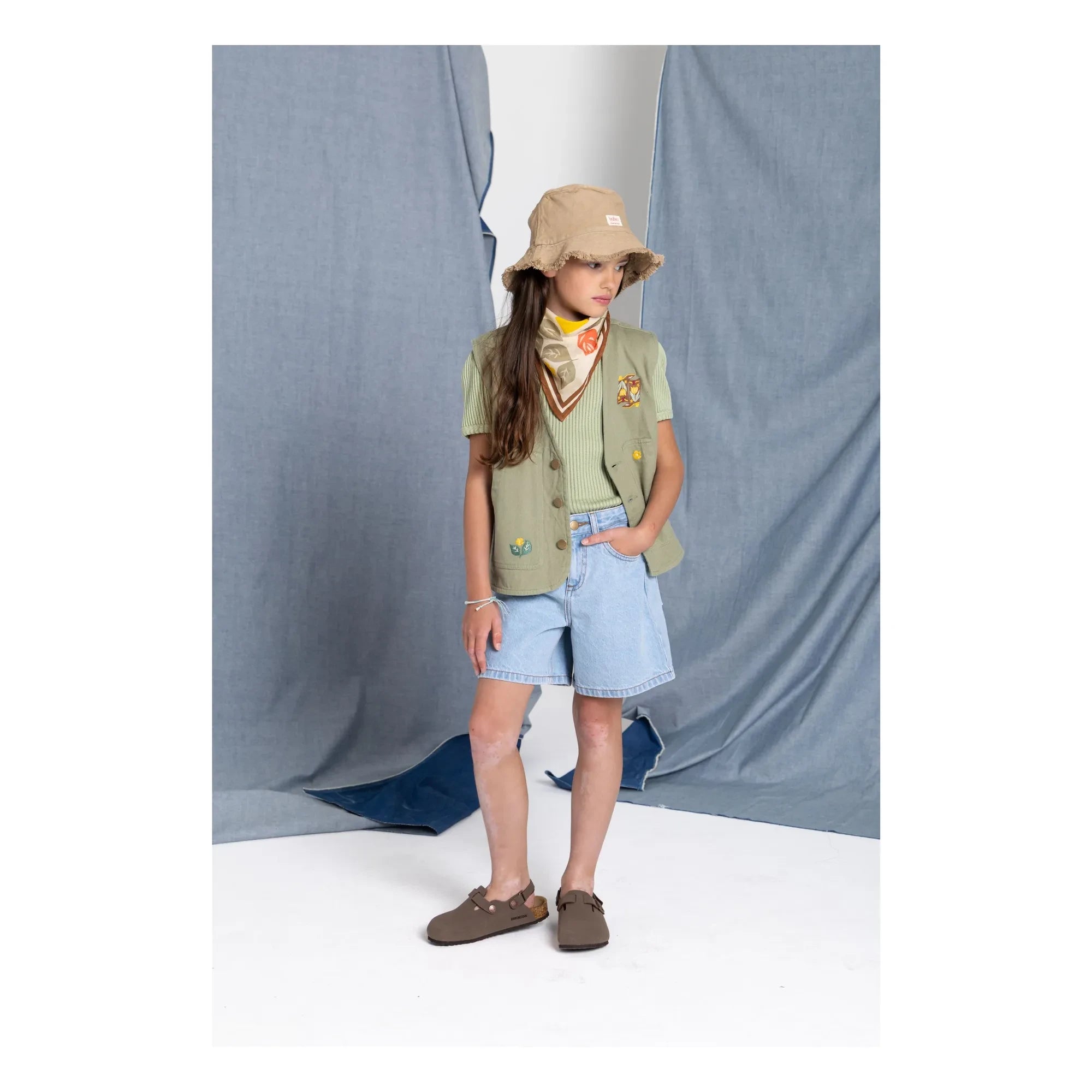 Hundred Pieces - Shorts vaqueros Daisie | Azul