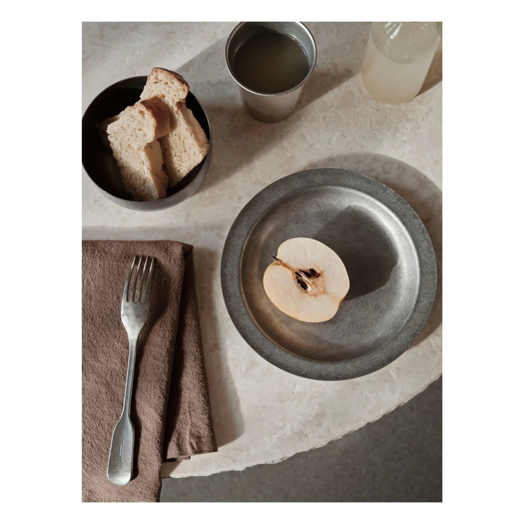 Ferm Living - Vaso arrugado | Acero