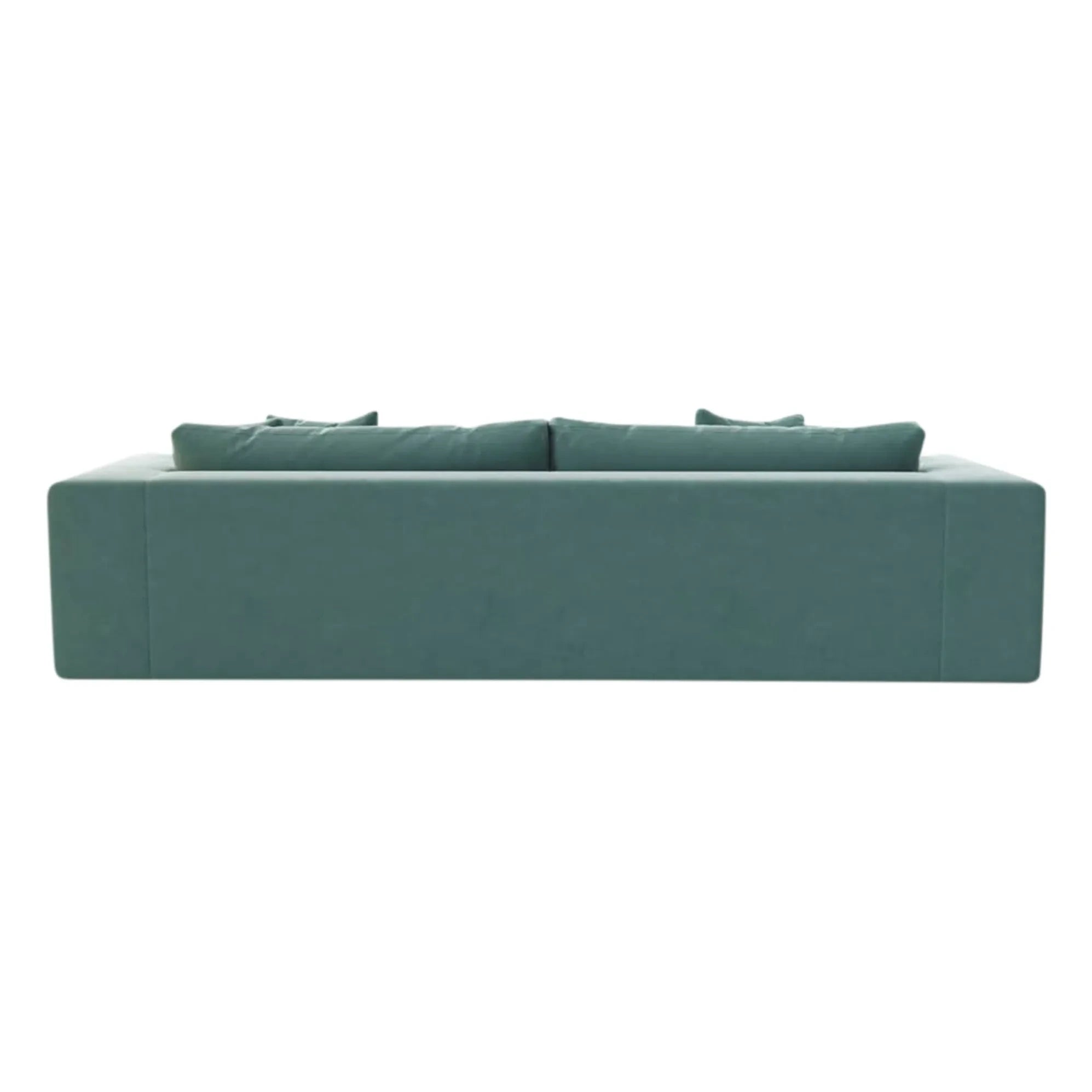 Panac Edition - Sofá de 4 plazas Bellechasse, algodón y lino - 275 cm | Gris