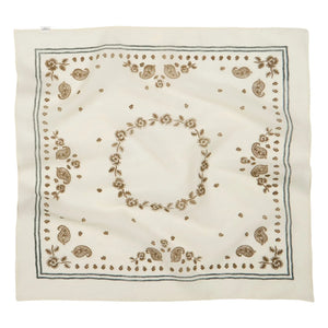 Becksöndergaard - Pañuelo de algodón Bloom Paisley | Crudo