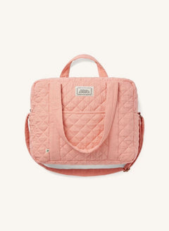 Editions Aimable - Bolsa de cuidado para bebés Suzanne | Gasa Vieja Rosa