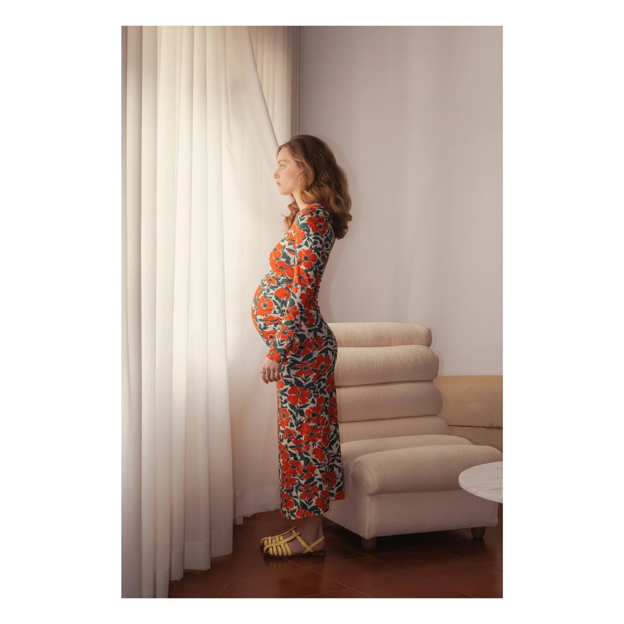 Paloma Collection - Vestido Premamá Thelma Poppy | Rojo