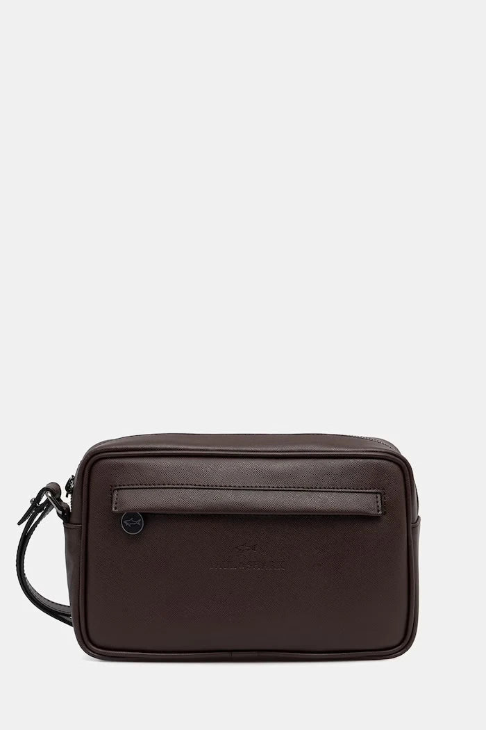 Bolso de hombro de piel para hombre Paul&Shark