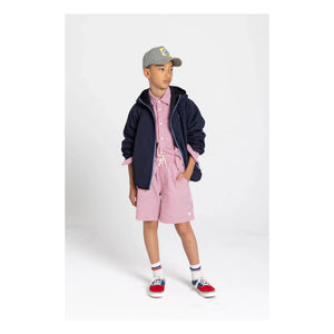 Smallable Kid - Camisa a rayas | Rojo cereza