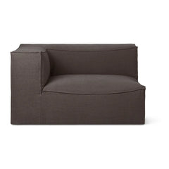 Ferm Living - Sofá Catena con reposabrazos izquierdo | Marrón