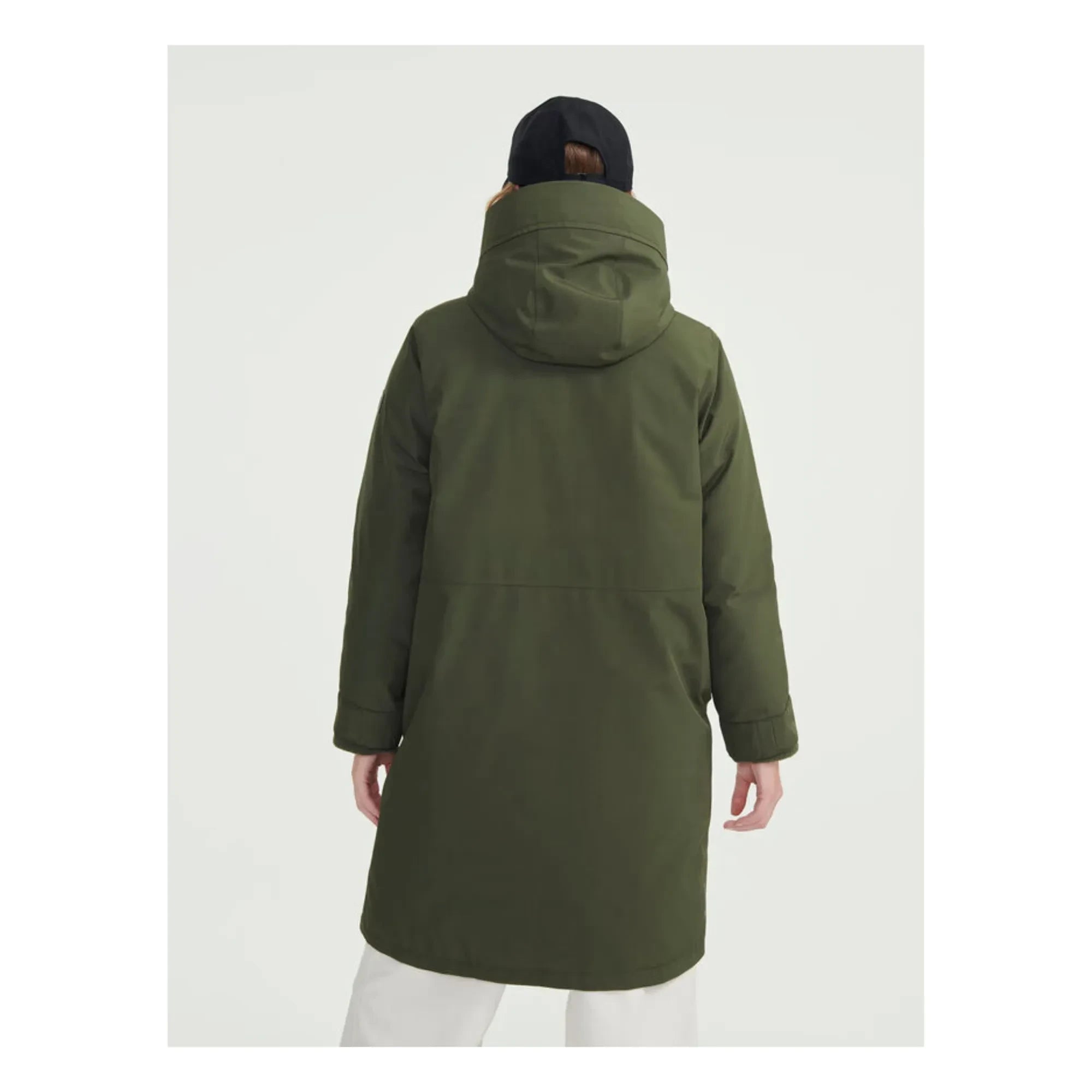 Aigle - Parka larga de plumón Goretex | Caqui