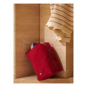 La guinda del pastel - Bolsa de maquillaje Cube | Rojo cereza