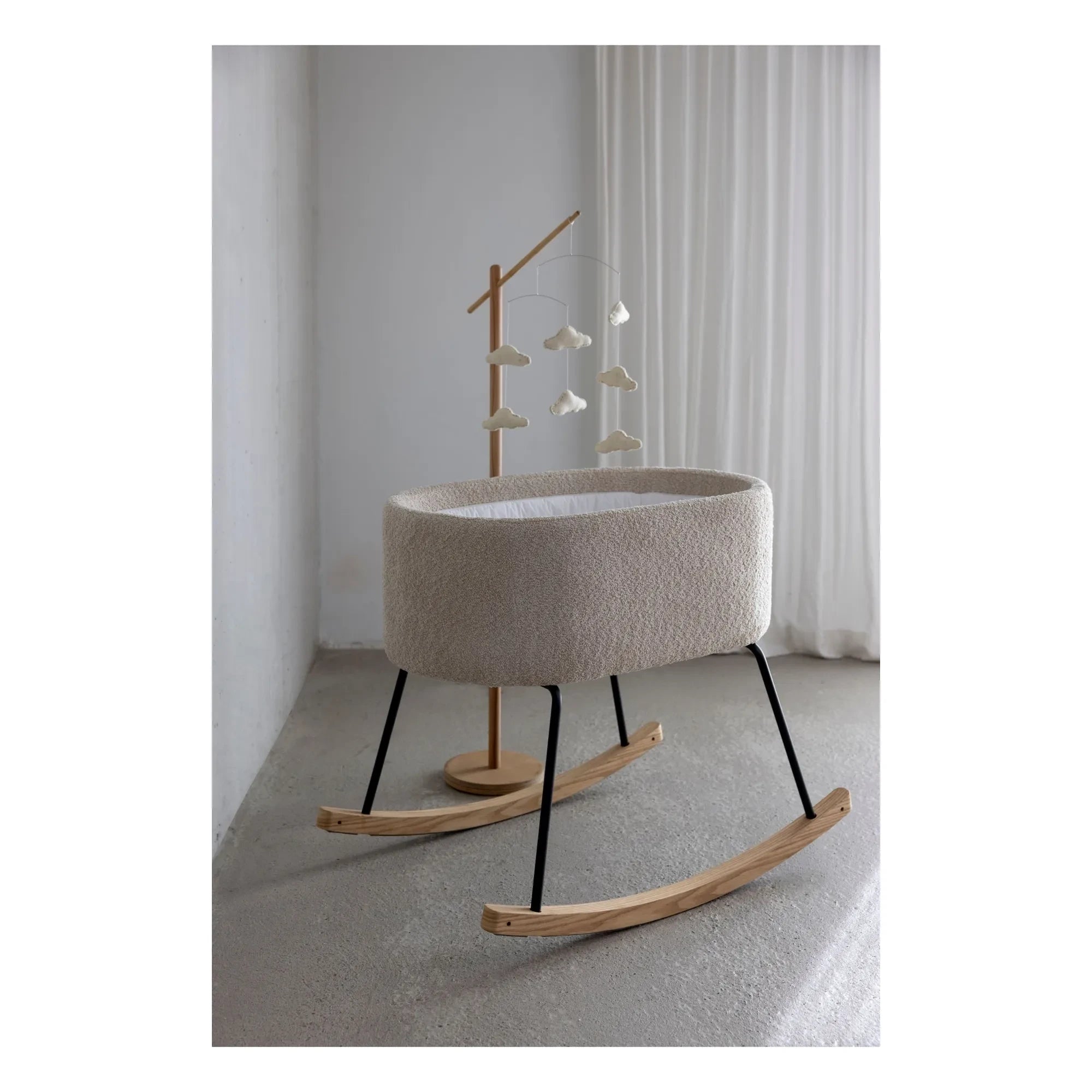 Quax - Cuna mecedora | Beige